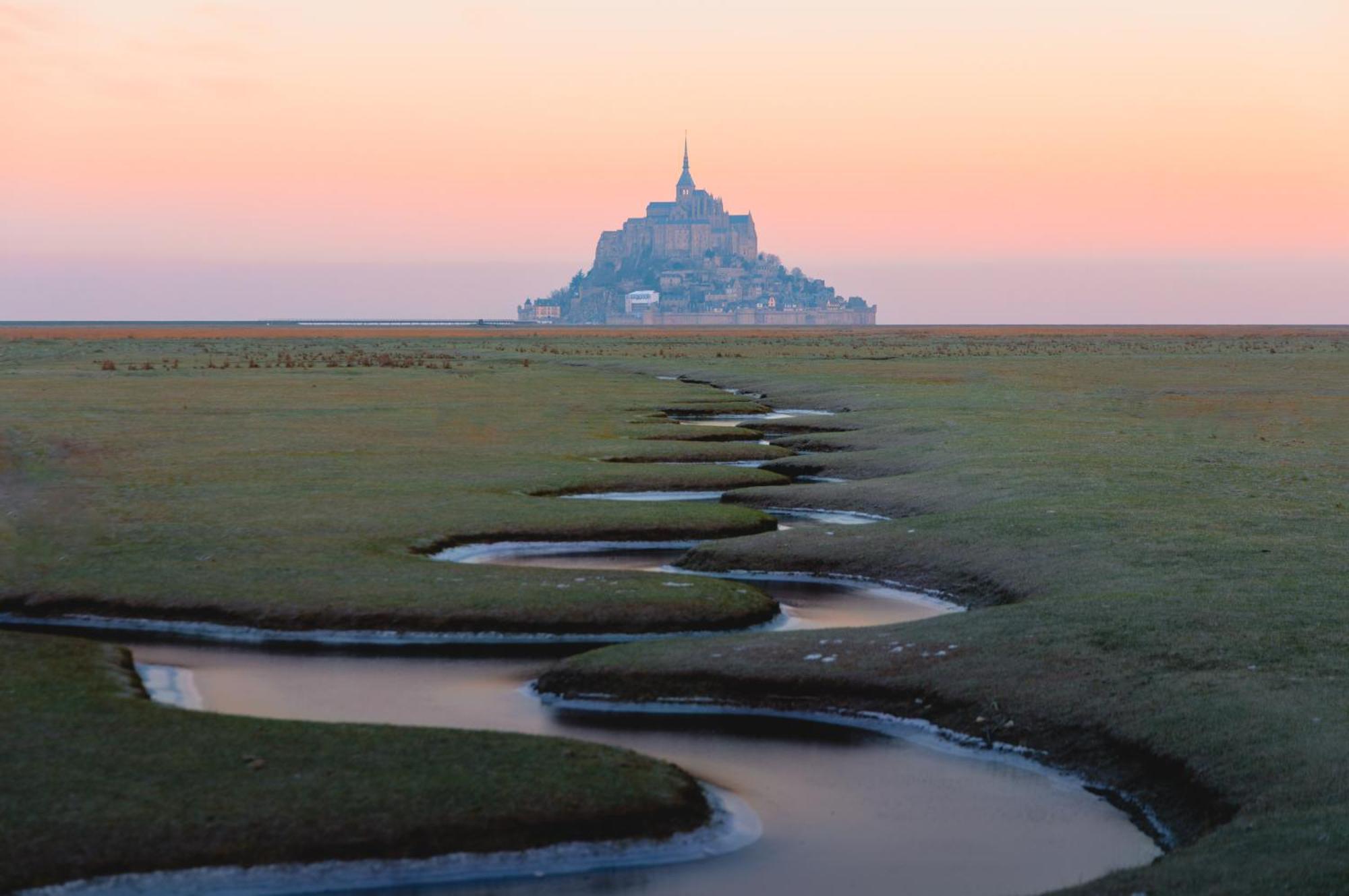 L'Aurore De La Baie, Vue Sur Le Mont-Saint-Michel Huisnes-sur-Mer Exteriér fotografie